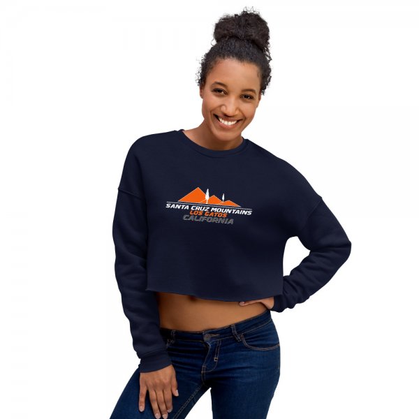 Crop Sweatshirt (Los Gatos HS Orange Logo) - Image 2