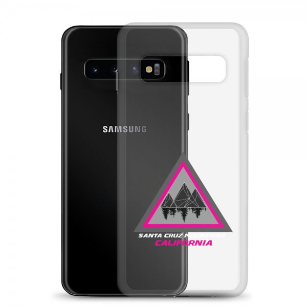 Santa Cruz Mountains Samsung Phone Case (Pink Logo)