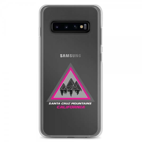 Santa Cruz Mountains Samsung Phone Case (Pink Logo) - Image 9