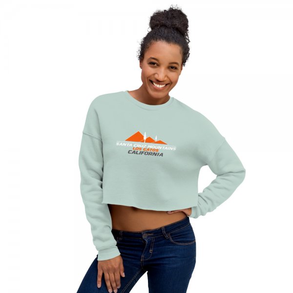 Crop Sweatshirt (Los Gatos HS Orange Logo) - Image 6