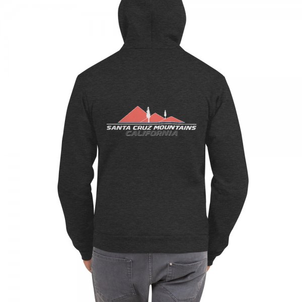 Santa Cruz Mountains Iconic Silicon Valley Style Hoodie (Pantone Logo) - Image 6