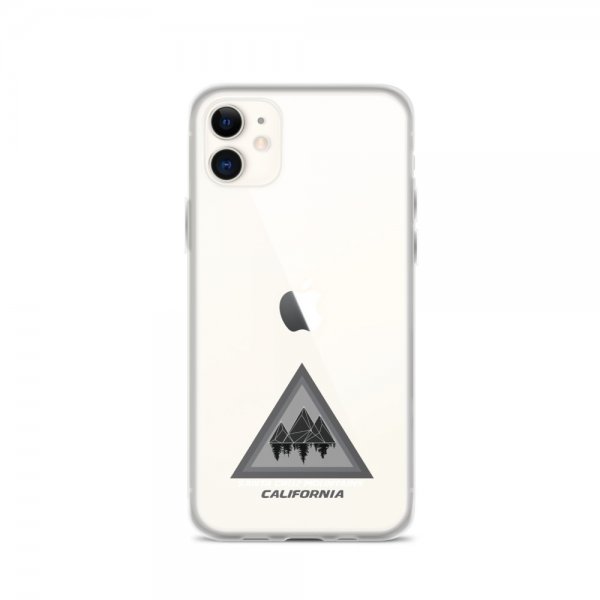 Santa Cruz Mountains iPhone 11 Case (Grey Logo) - Image 2