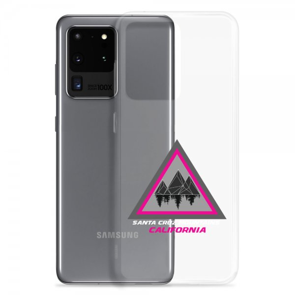 Santa Cruz Mountains Samsung Phone Case (Pink Logo) - Image 6