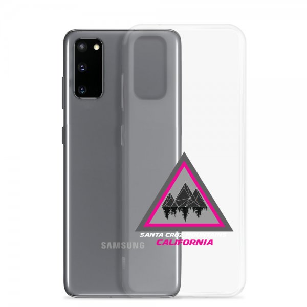 Santa Cruz Mountains Samsung Phone Case (Pink Logo) - Image 4