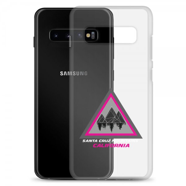 Santa Cruz Mountains Samsung Phone Case (Pink Logo) - Image 2