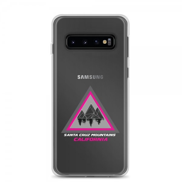 Santa Cruz Mountains Samsung Phone Case (Pink Logo) - Image 7