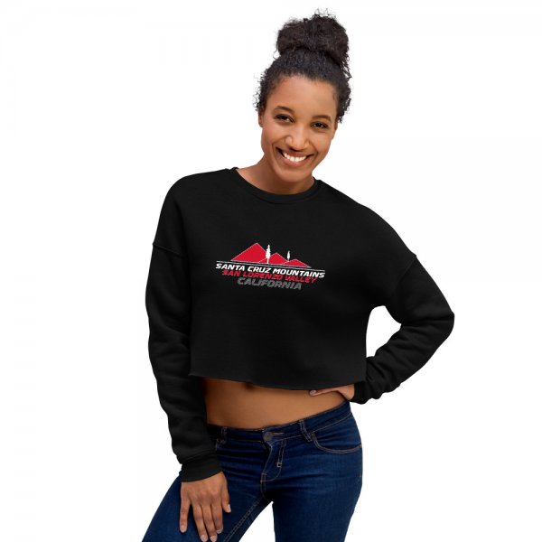 Crop Sweatshirt (San Lorenzo Valley HS Red Logo)