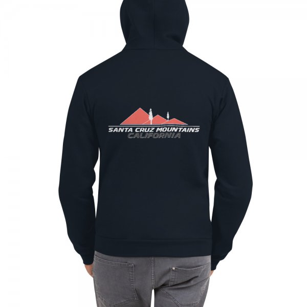 Santa Cruz Mountains Iconic Silicon Valley Style Hoodie (Pantone Logo) - Image 5