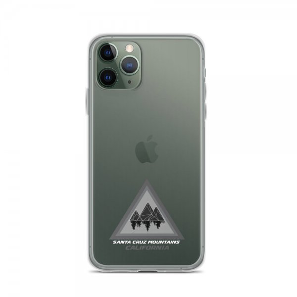 Santa Cruz Mountains iPhone 11 Case (Grey Logo) - Image 3